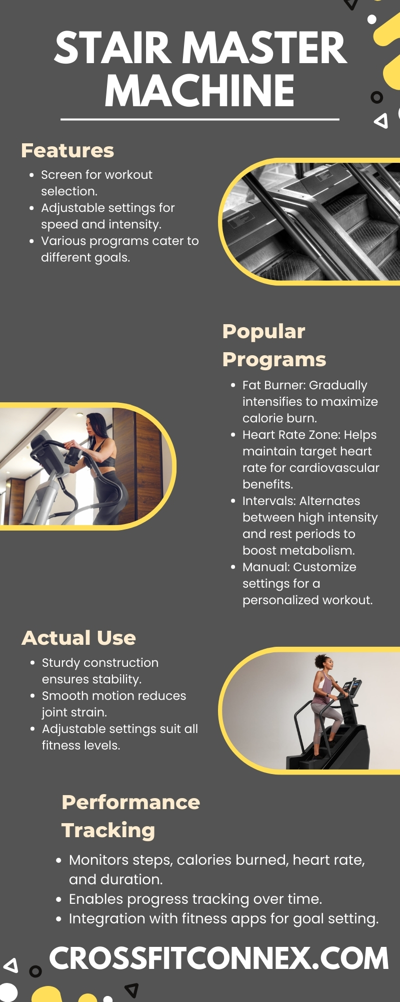 Stair Master Machine Infographic